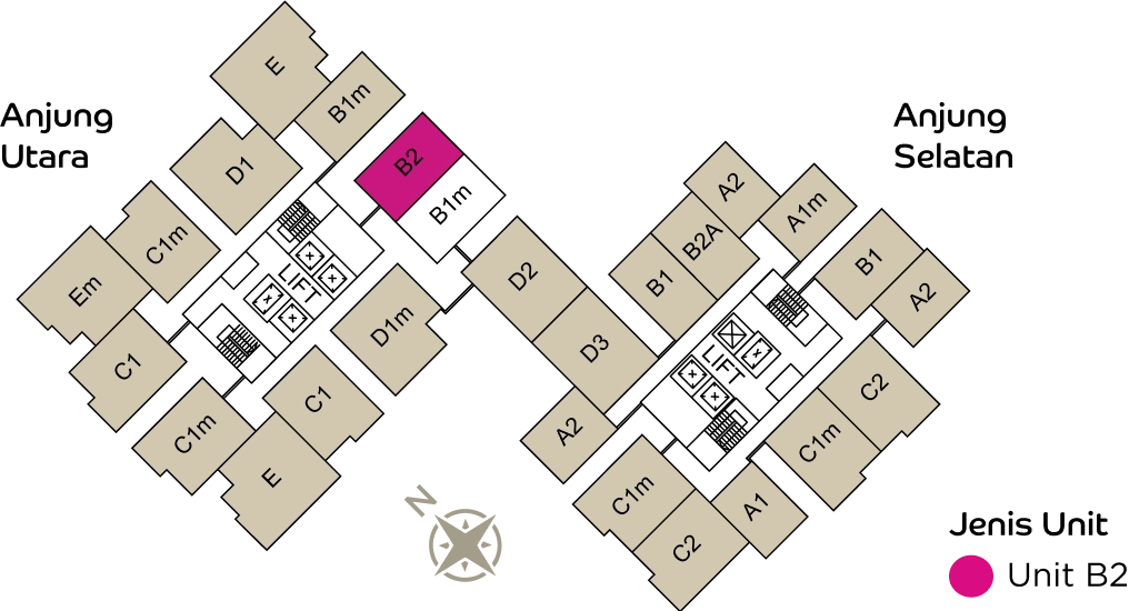 Unit B2 Map